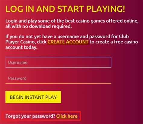 club player casino sign in.